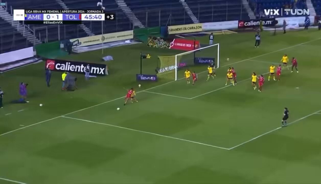 📹Con esta anotación Mariel Román puso a su nombre el segundo ⚽️ de @TolucaFemenil. 😈