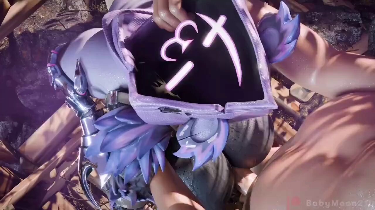 Burning passion in her alluring gaze