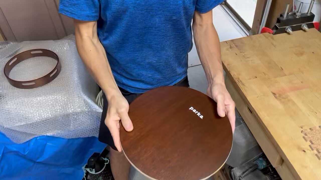 parka  シェイクパッド　SP301 シェイクパッドSP301完成しました。 打面の色は、特注色の
