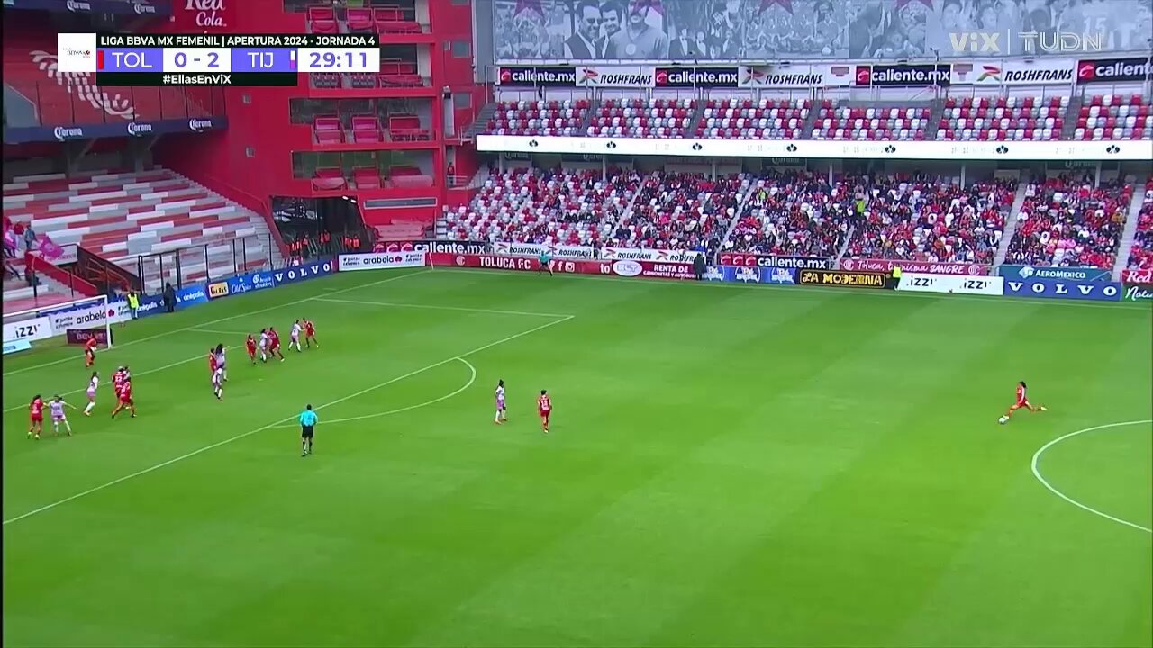 🔘Mitsy Ramírez acorta distancias para el @TolucaFemenil 😈