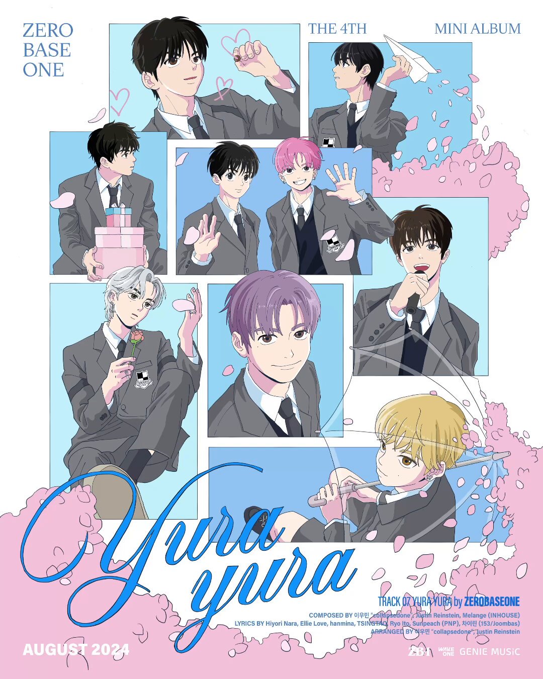 ZB1 YURAYURA Gunwook Photocard Full Set of 6 2024