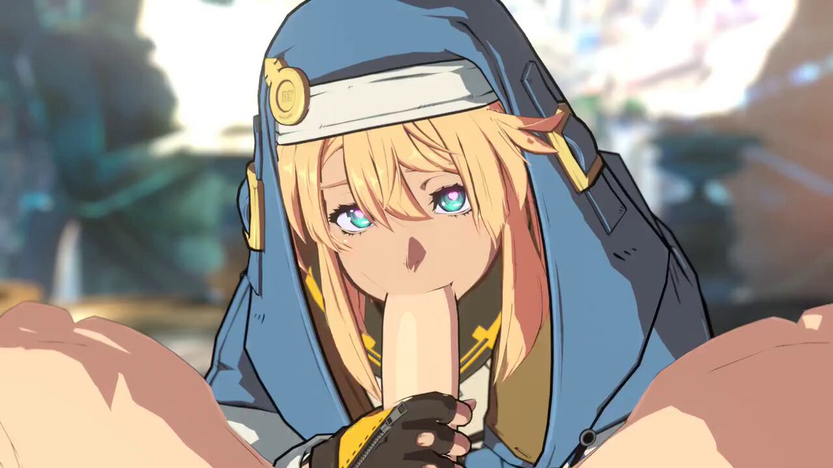 Femboy Bridget blowjob Artist: RougeNine. 