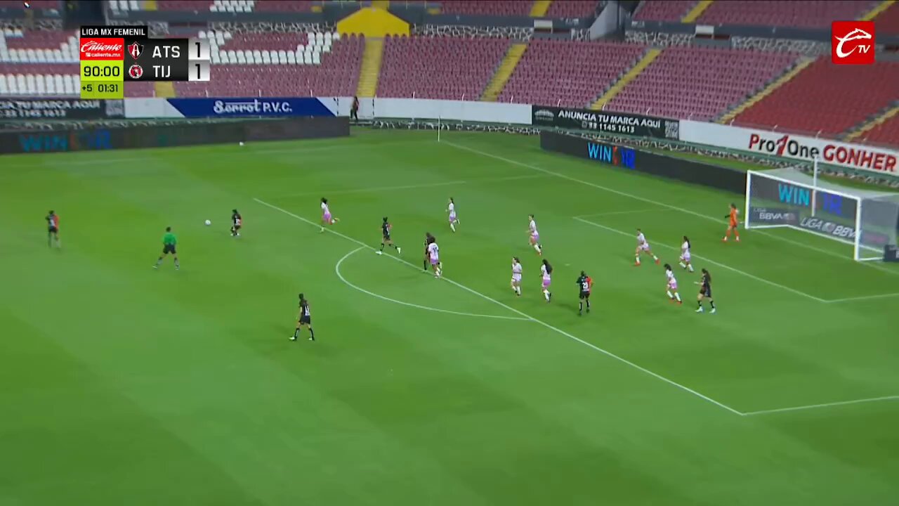 ⚽️ Gol rojinegro ⚽️María Paula Salas 🇨🇷 puso el segundo para @AtlasFCFemenil 🔴⚫️