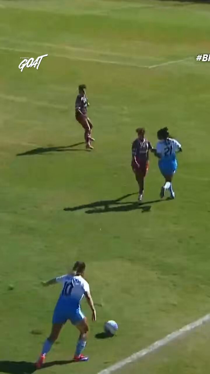 ⚽️ É da Katielle! Bora rever o gol que colocou o @realbrasiliaofc na frente! 🎥 @CanalGOATBR