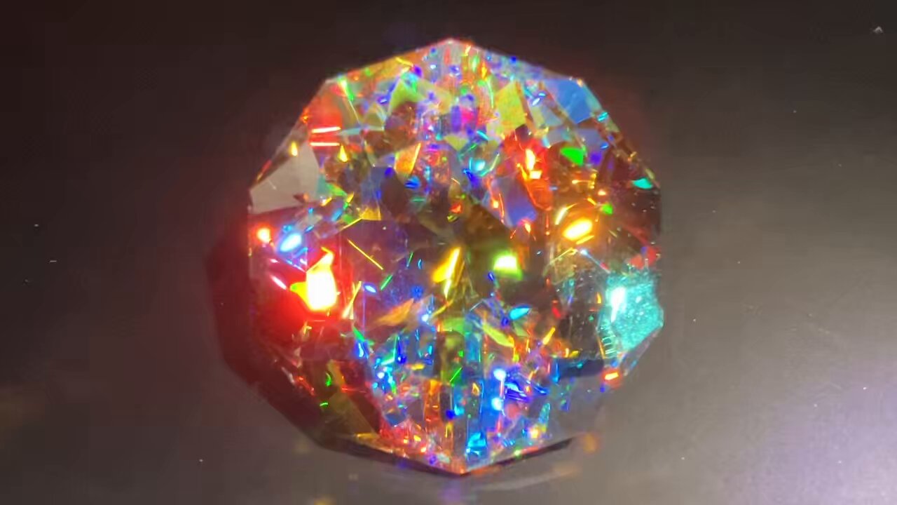 アルクトゥルス ガラス 宝石 オブジェ 立体・オブジェ