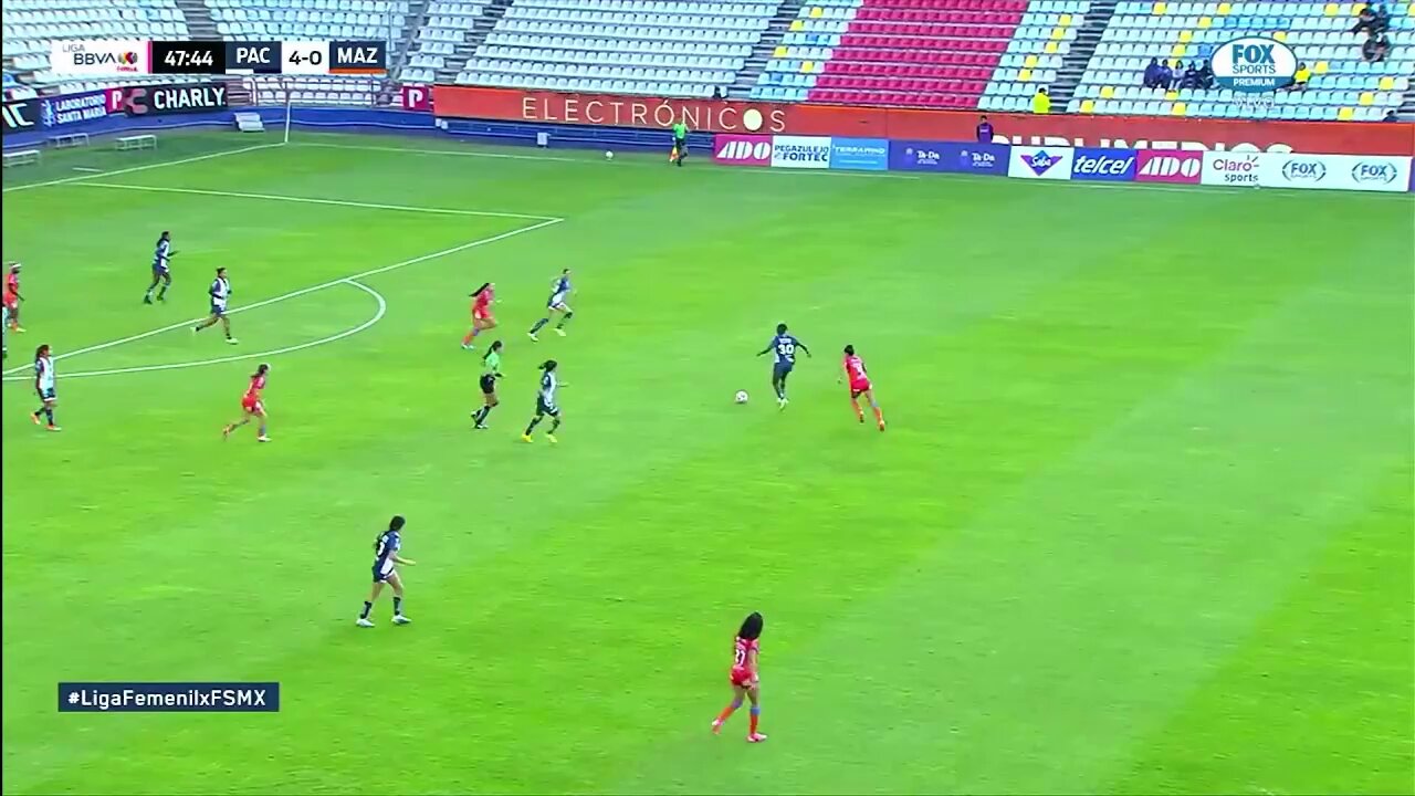 ⚽️ Así se dio el segundo gol de @Chinweihezuo1 🇳🇬 que se transformó en el quinto de @TuzosFemenil 🐹#SomosDesafiantes ⚡️