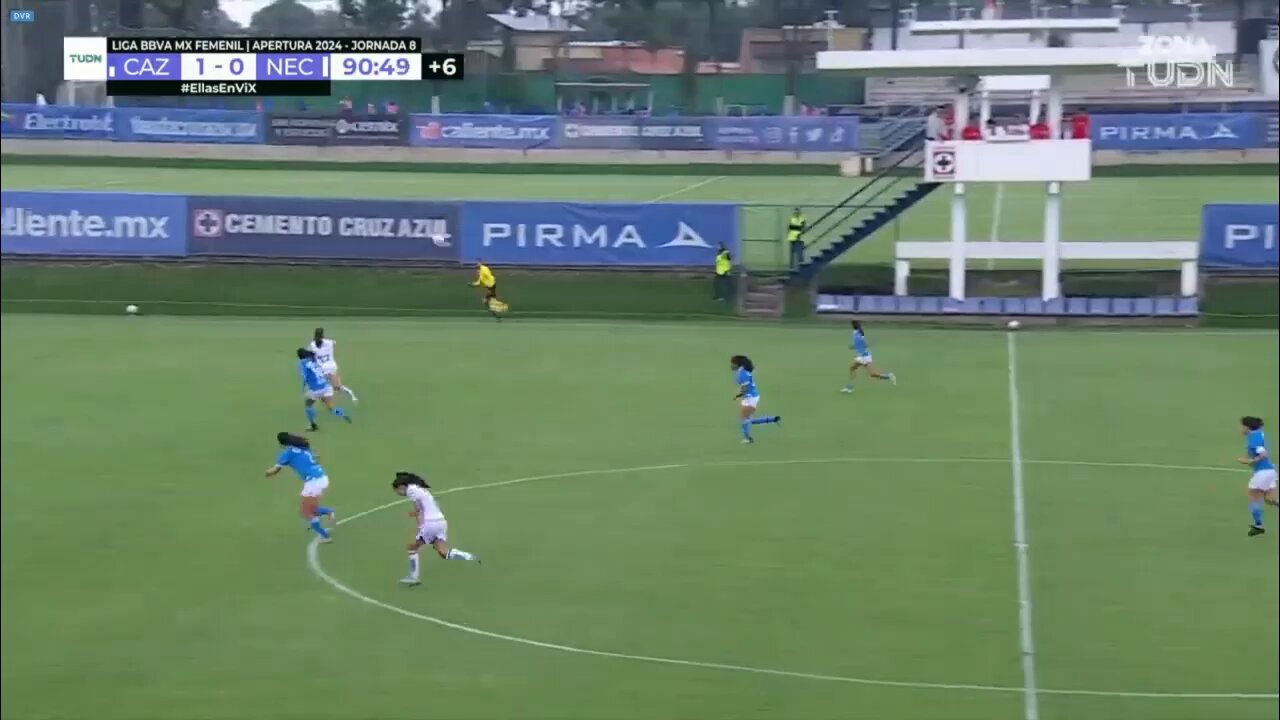 💥 Lo empató @NecaxaFemenil ✨Quetzali Barranco igualó el partido en tiempo agregado 😱⚽️#SomosDesafiantes ⚡️