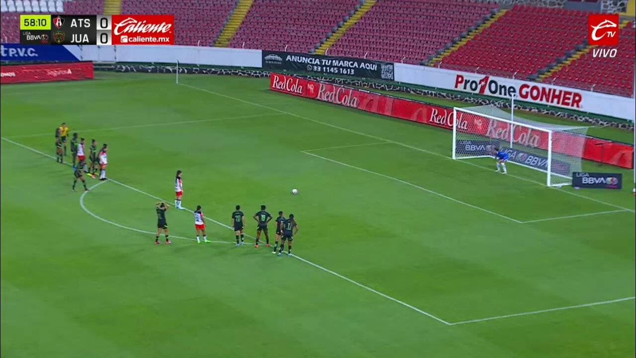 ⚽️ Gooooooool del @AtlasFCFemenil 🔴⚫️María Paula Salas 🇨🇷 desde los 11 pasos #SomosDesafiantes ⚡️