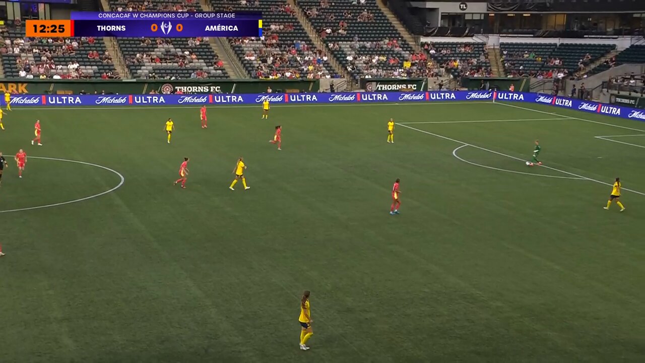 🔥 The legend delivers! Christine Sinclair makes it 1-0 for Thorns. #WChampionsCup