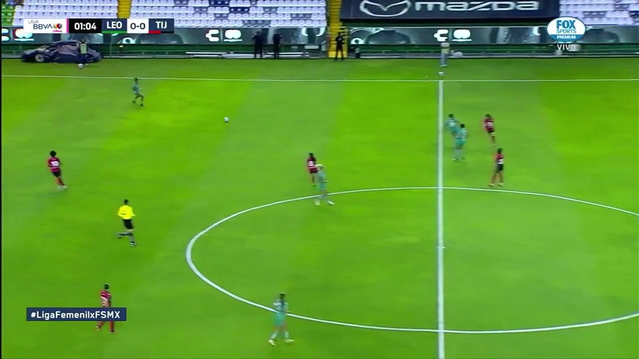 ⚽️ Gooool de La Fiera 🟩⬜️@Yashira_yuleth abrió el marcador para @clubleonfemenil 🦁#SomosDesafiantes ⚡️