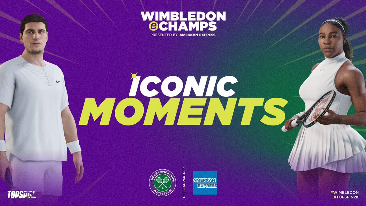 The touch of an artist 🎨 A Centre Court classic recreated on #TopSpin2k25 Tune in to the inaugural Wimbledon eChamps Presented by American Express Live on our Twitch & YouTube from 1pm BST, 12 Septemberhttps://t.co/0eWQijeGc8 https://t.co/oMdbiEsvtz