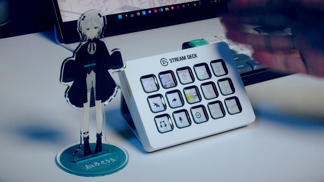 新品 Stream Deck MK.2 猫麦とろろ モデル プレート..（専用