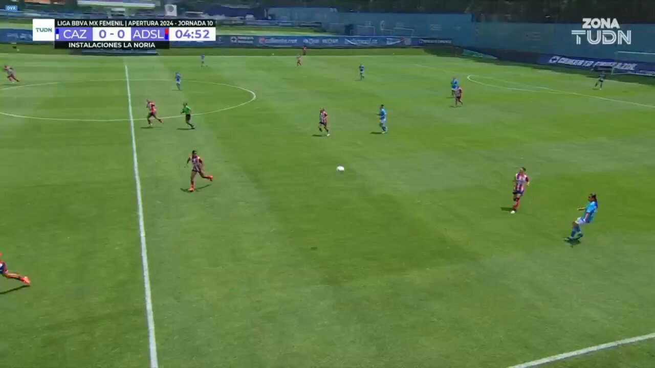 LA MÁQUINAAAAA 🚂💙 Renata Huerta abrió el marcador en 📍La Noria.  #SomosDesafiantes⚡️