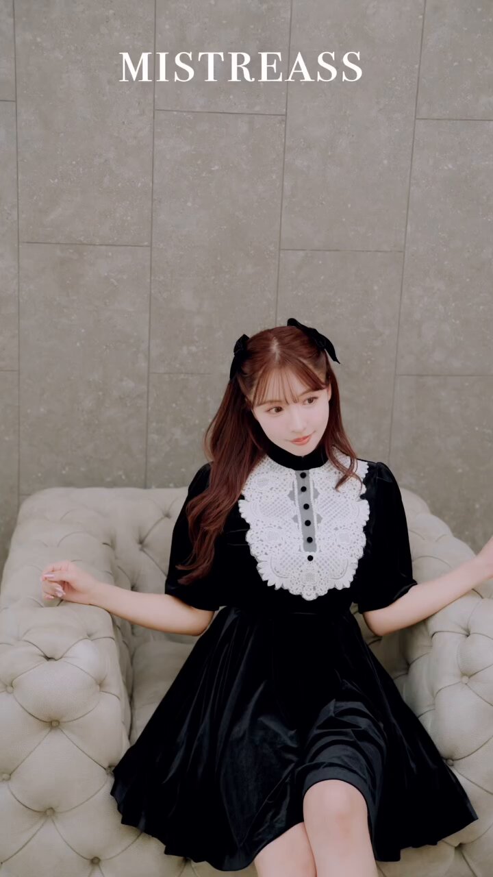 かわいい新作 Velvet ミストレアス Tiered Black Culotte Mini パンツ