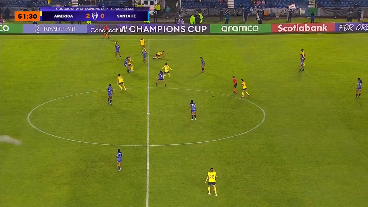 ¡Kiana Palacios marca el 3-0 para las Águilas! ⚽#WChampionsCup