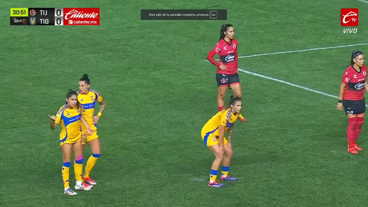 ¡Remate de cabeza de @reyeszmari para abrir el marcador! 🔥🐯#SomosDesafiantes ⚡️