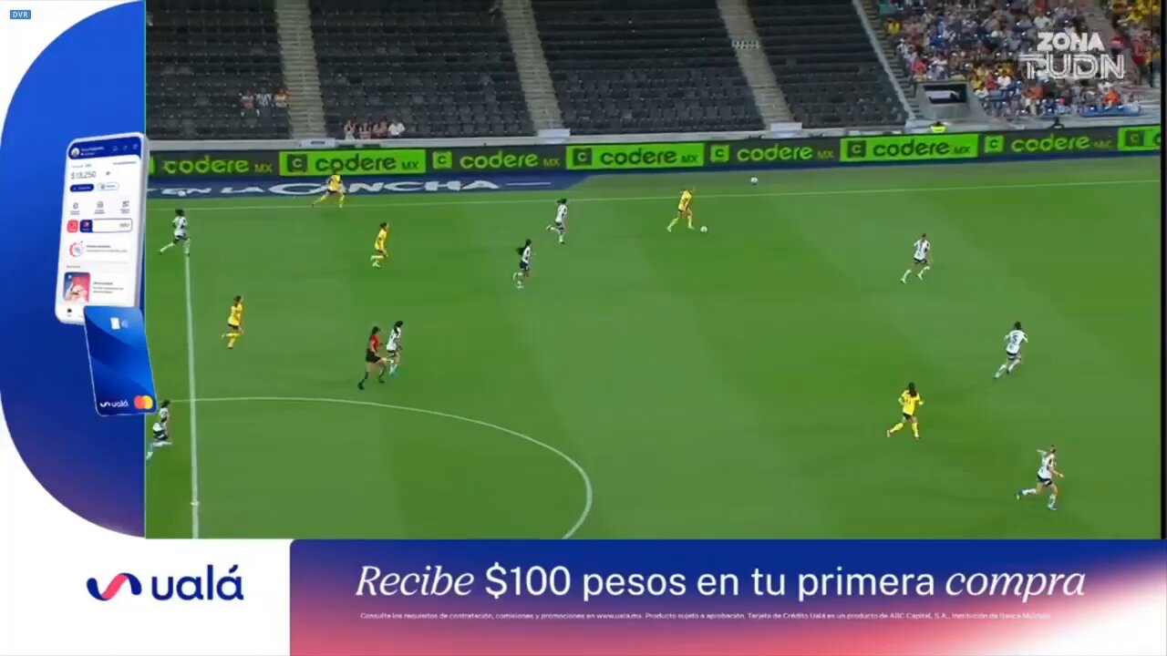 ⚽️ @sarah_luebbe abrió el marcador con este gol muy tempranero. 🤩#SomosDesafiantes ⚡️