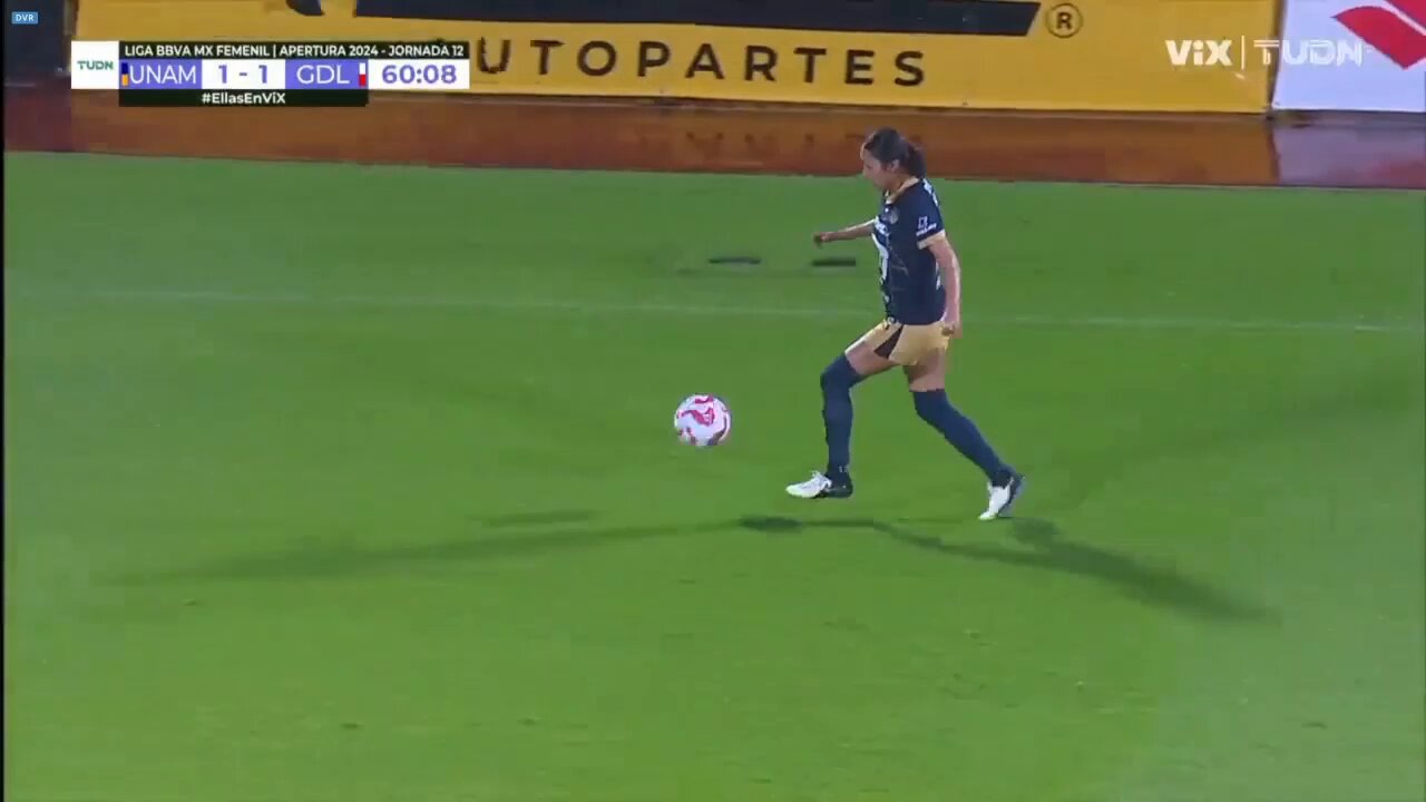 Alejandra Guerrero le devuelve la ventaja momentánea a @PumasMXFemenil. 🔥#SomosDesafiantes ⚡️