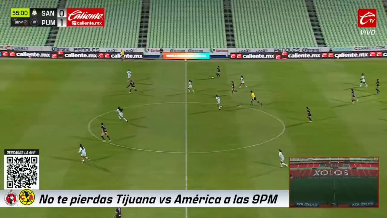 ⚽️ Stephanie Ribeiro 🇵🇹 aumentó la ventaja para @PumasMXFemenil 🐾#SomosDesafiantes ⚡️
