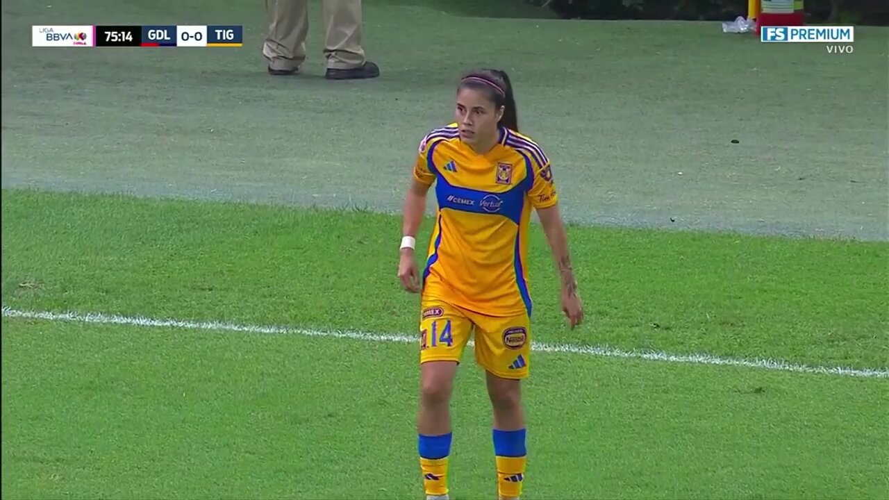 @TigresFemenil Con esta anotación @TigresFemenil abrió el marcador.🐯#SomosDesafiantes ⚡️