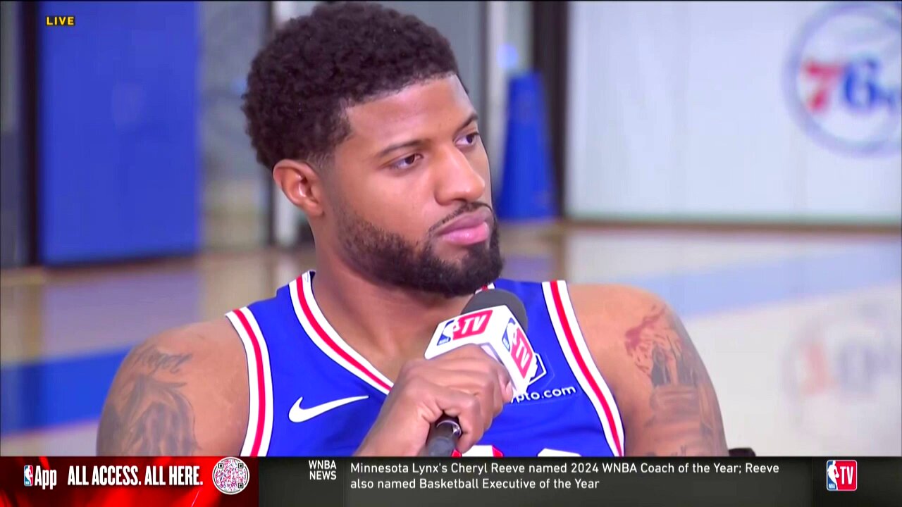 [情報] PG : 我仍然不覺得有人能守住Embiid