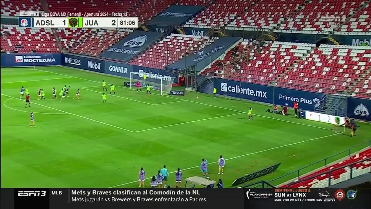 Michelle Gutiérrez, en su casa, empató el partido. #SomosDesafiantes ⚡️