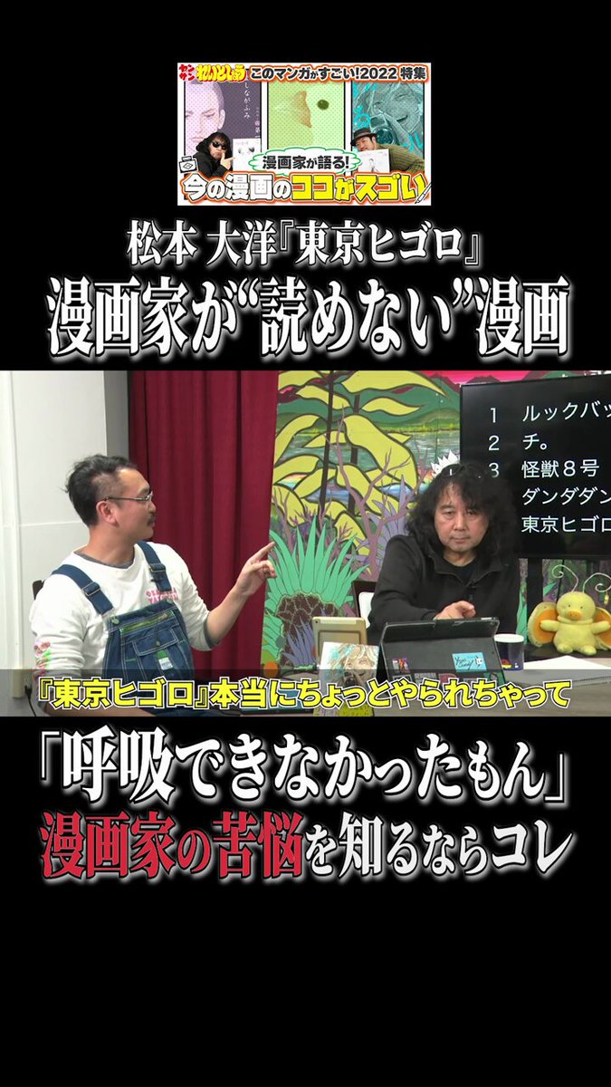 月刊『IKKI』イベント限定サイン色紙（松本大洋） 2092] 松本大洋 直筆イラスト「ナンバーファイブ」