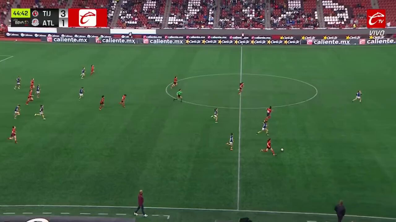 🔥 GOOOOOLAZO de Ammanda Marroquín 🔥Llegó el 4to para @XolosFemenil 🔴⚫️#SomosDesafiantes ⚡️