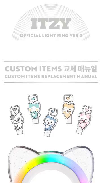 ITZY x TWINZY POP-UP MIDZY′S CELLS OFFICIAL MD LIGHT RING V2