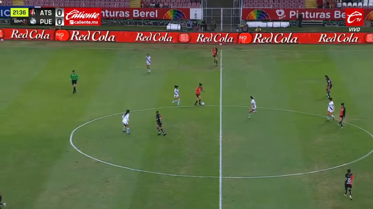 ¡Golazo de Paola García!🔥 ¡@AtlasFCFemenil abre el marcador!🔴⚫️#SomosDesafiantes ⚡️