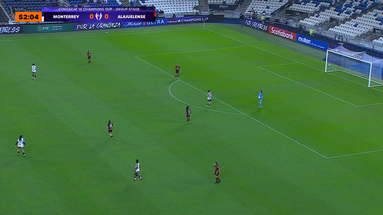¡Lucía García define para el 1-0 de Rayadas! 💥#WChampionsCup