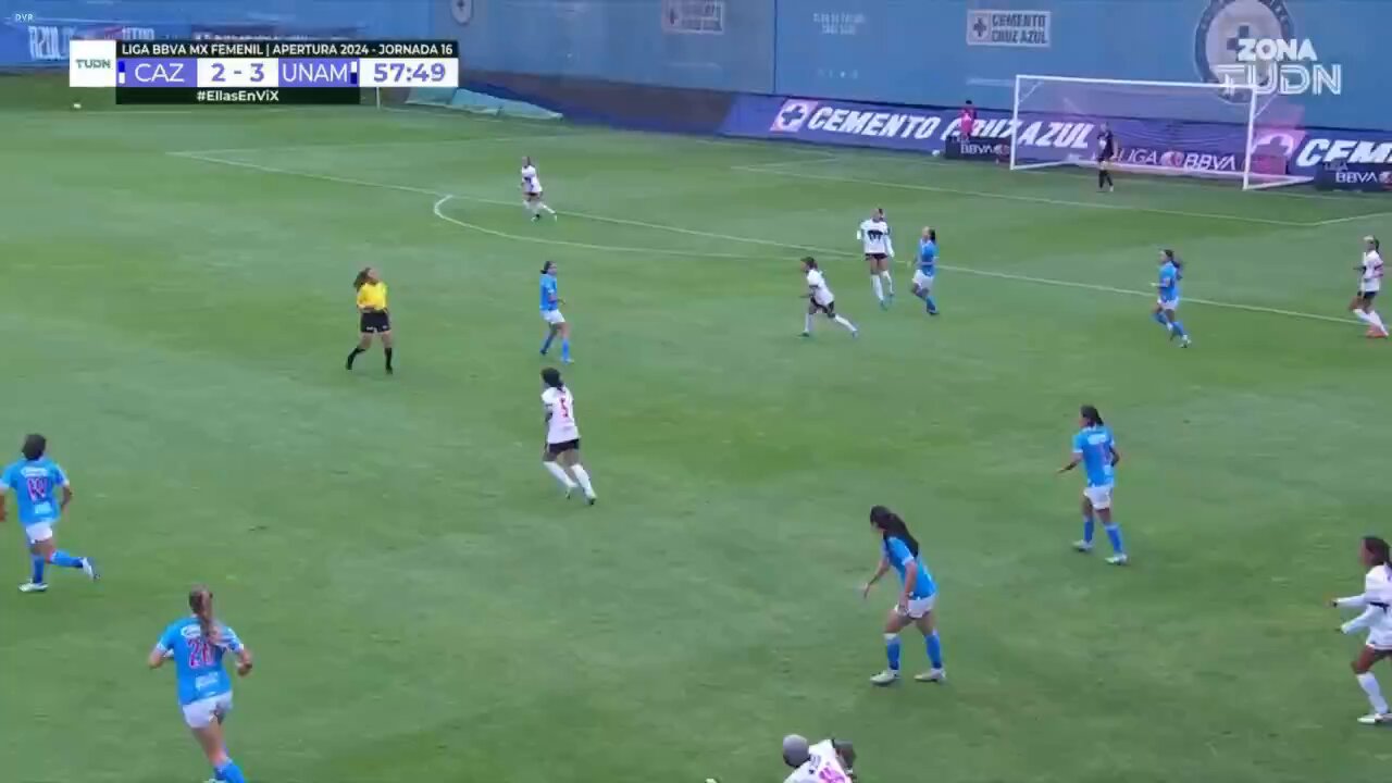 ⚽️ Goooool de Aerial Chavarin 🇺🇸@PumasMXFemenil 🐾 incrementa su ventaja 🔥#SomosDesafiantes ⚡️