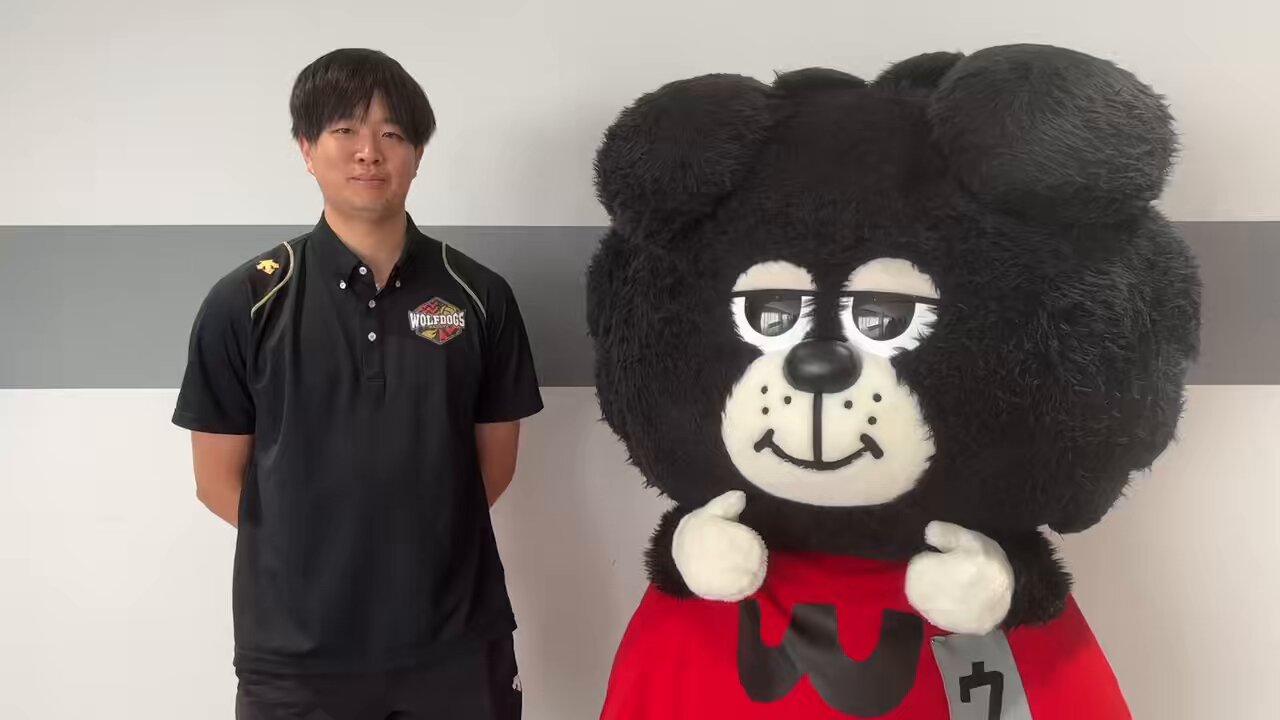 WOLFDOGS NAGOYA 黒ポロシャツ（ウルフドッグス名古屋ベース