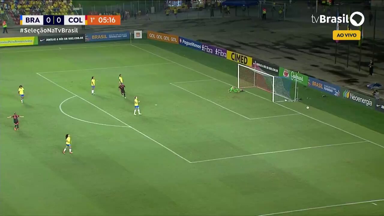  1 T Catalina UsmeBrasil 0 x 1 Colômbia #SeleçãoNaTVBrasil