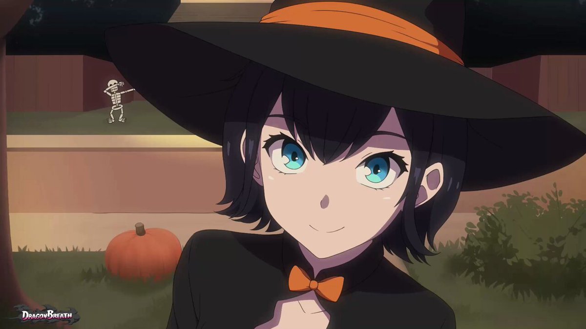 Mavis shows up to her first human Halloween party! 