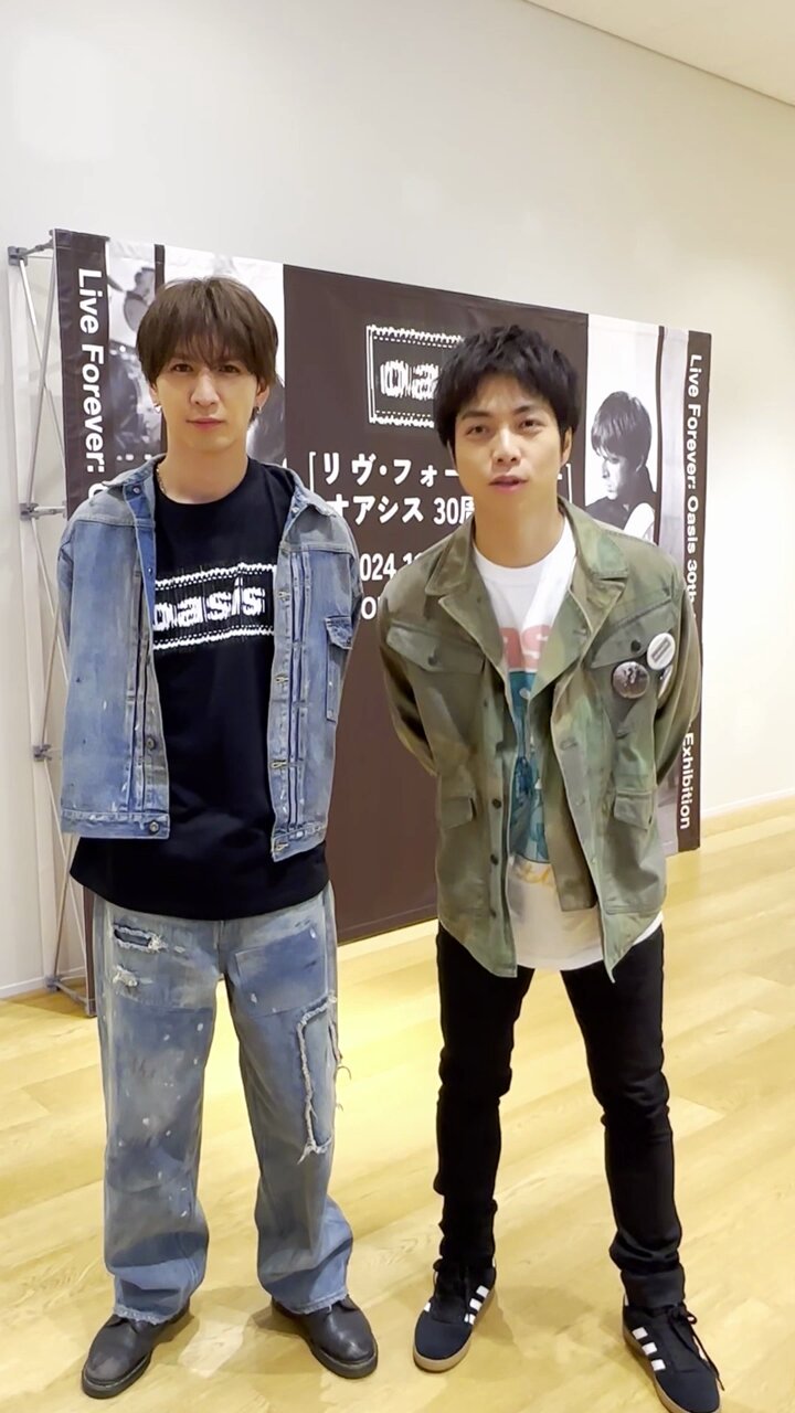 oasis Live Forever デニムジャケット @Oasis30th's video Tweet