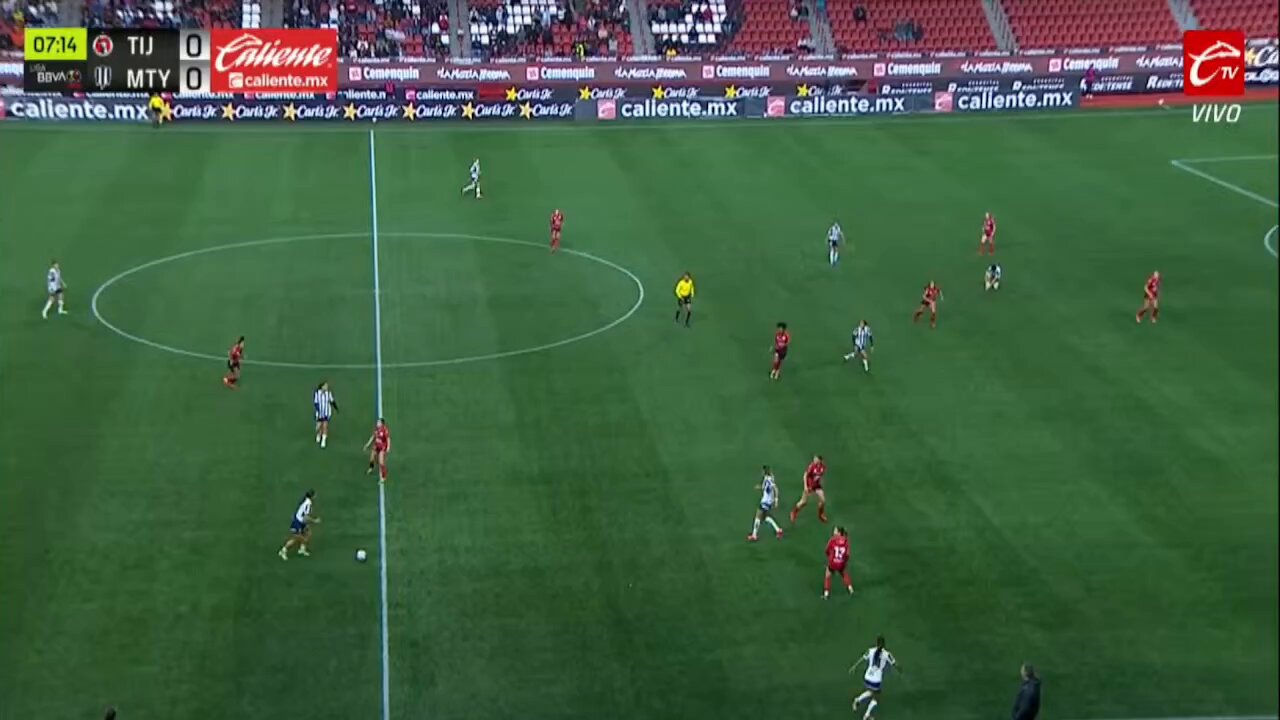 ¡Golazo de @nicolepj08 para abrir el marcador! 🔥¡@Rayadas lo está ganando! 🤠🙌#SomosDesafiantes ⚡️