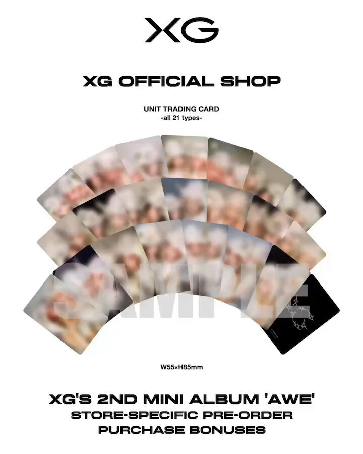 XG 起きろ AWE 特典トレカ ヒナタ ココナ ユニット XG 起きろ AWE 特典トレカ ヒナタ ココナ ユニット