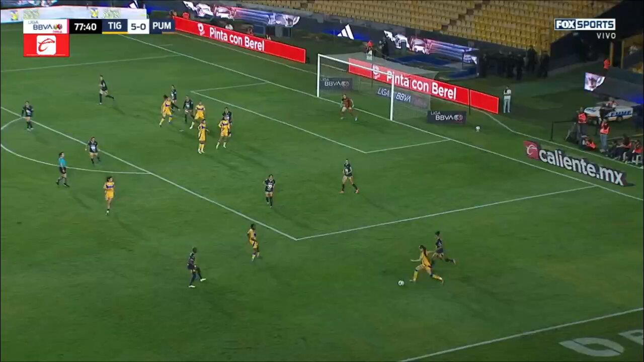 Y la 🫡 Generala también puso un gol a su nombre. Así fue el sexto de las Amazonas. 🥵#SomosDesafiantes⚡️ #CaminoAlTítulo🏆