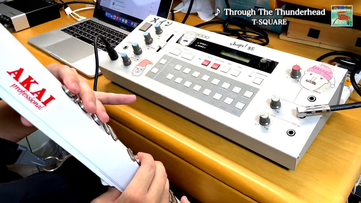 AKAI EWV2000 伊東たけし仕様ラミネート付き！ 音色解説】AKAI EWI1000 & EWV2000のSAW+TRI音色 (伊東たけし