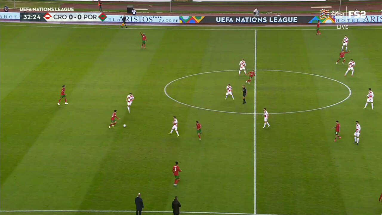 WHAT A BALL from Vitinha to João Félix for the Portugal GOOOOOAAAAL! 🇵🇹🔥