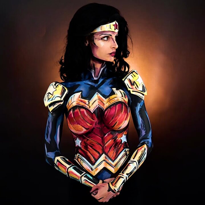 Never forget the wonder woman in your lifeHere’s a Wonder Woman #bodypaint I painted on myself https://t.co/E8fLzHwJN7
