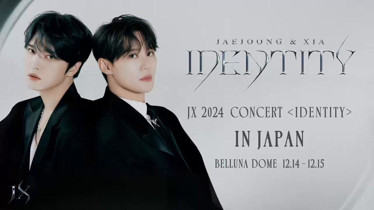 XIAジュンスJX2024CONCERT<IDENTITY> フォトスローガン JX 2024 CONCERT <IDENTITY> in Seoul JX : J POSTER RELEASE