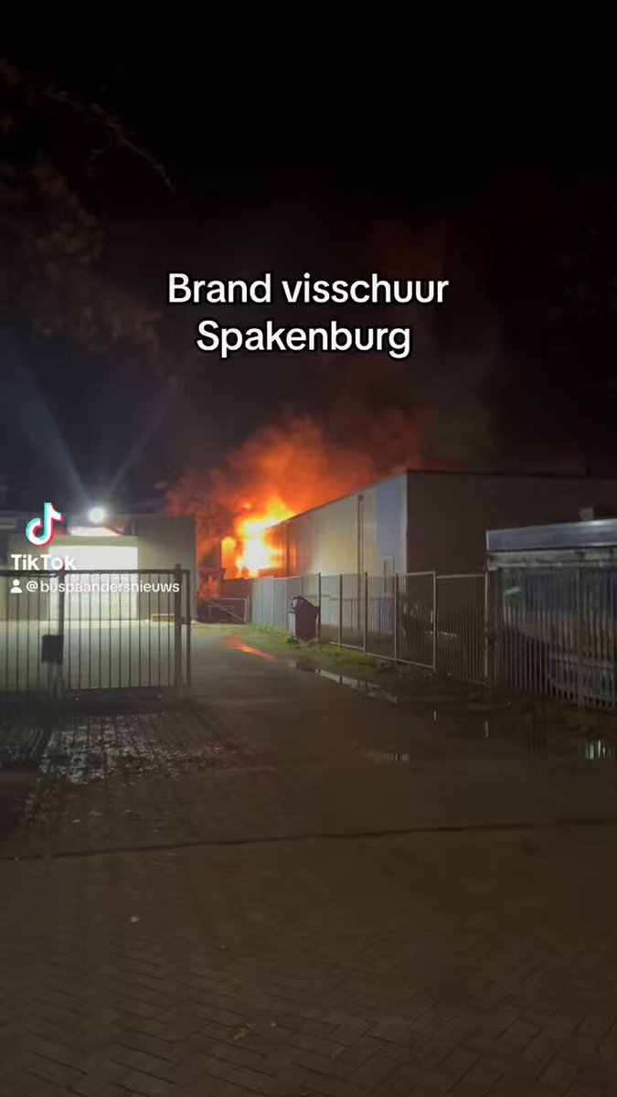 Grote brand in Spakenburg
