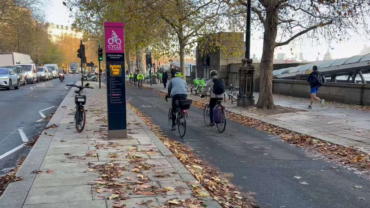 Embankment cycle lane new arrivals