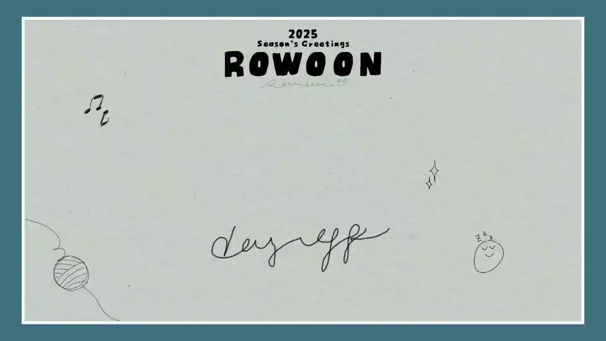 ロウン シーズングリーティング 2025 公式シーグリ [DAY OFF] RO WOON 2025 SEASON'S GREETINGS - DAY OFF | SOUNDWAVE JAPAN