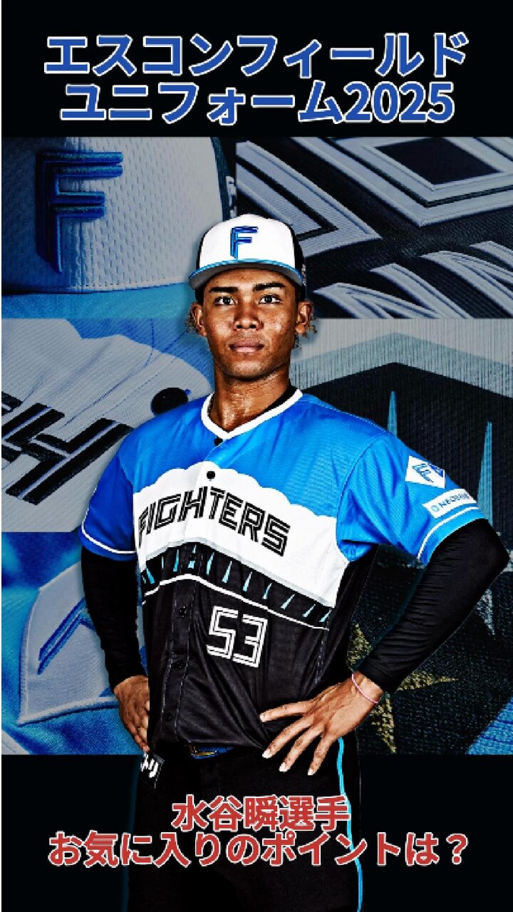 北海道日本ハムファイターズ　水谷瞬選手　ユニフォーム 北海道日本ハムファイターズ | ✨ファイターズスーツコレクション