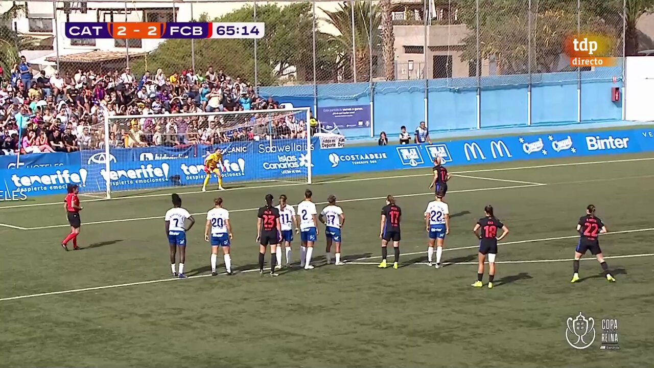 🥅 Penalti provocado por Kika y la reina” 👑 Alexia Putellas que adelanta de nuevo al @FCBfemeni en estos octavos de la #CopaDeLaReina @iberdrola📺 @teledeporteℹ️ 𝗠𝗶𝗻𝘂𝘁𝗼 𝗮 𝗺𝗶𝗻𝘂𝘁𝗼:  @iberdrola