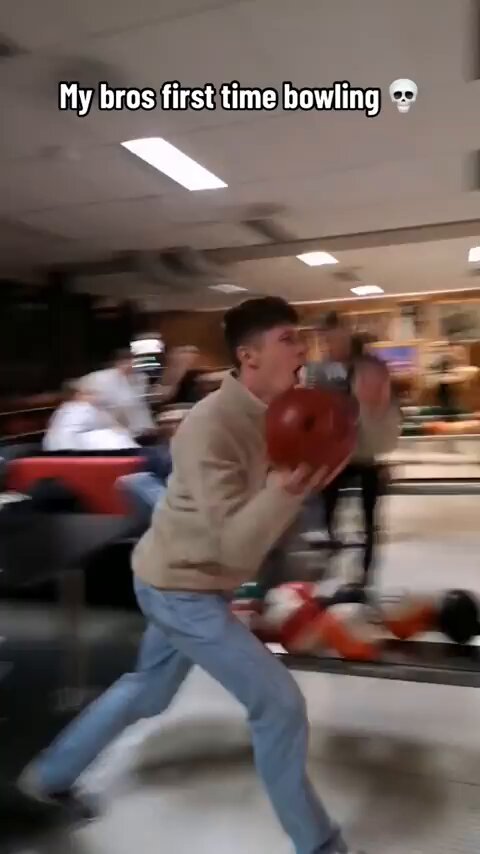And that was the moment he was permanently banned from the bowling alley 