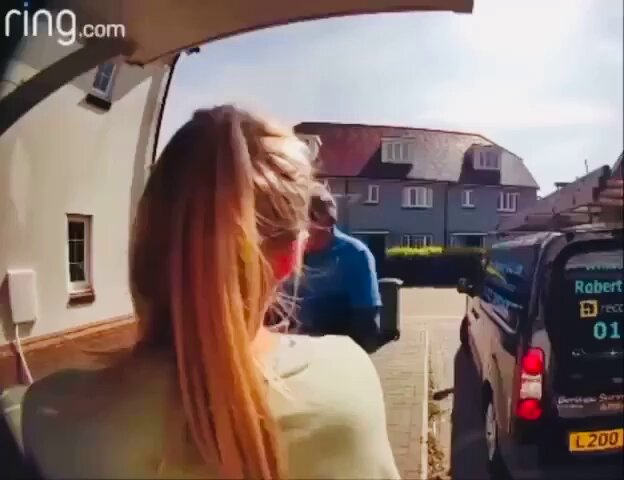 Woman heroically saves Dog after he jumped out of a window. 